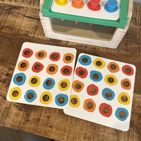 Lovevery Match And Tap Box Toy Investigator Play Kit Montessori — No Hammer - Picture 2 of 6